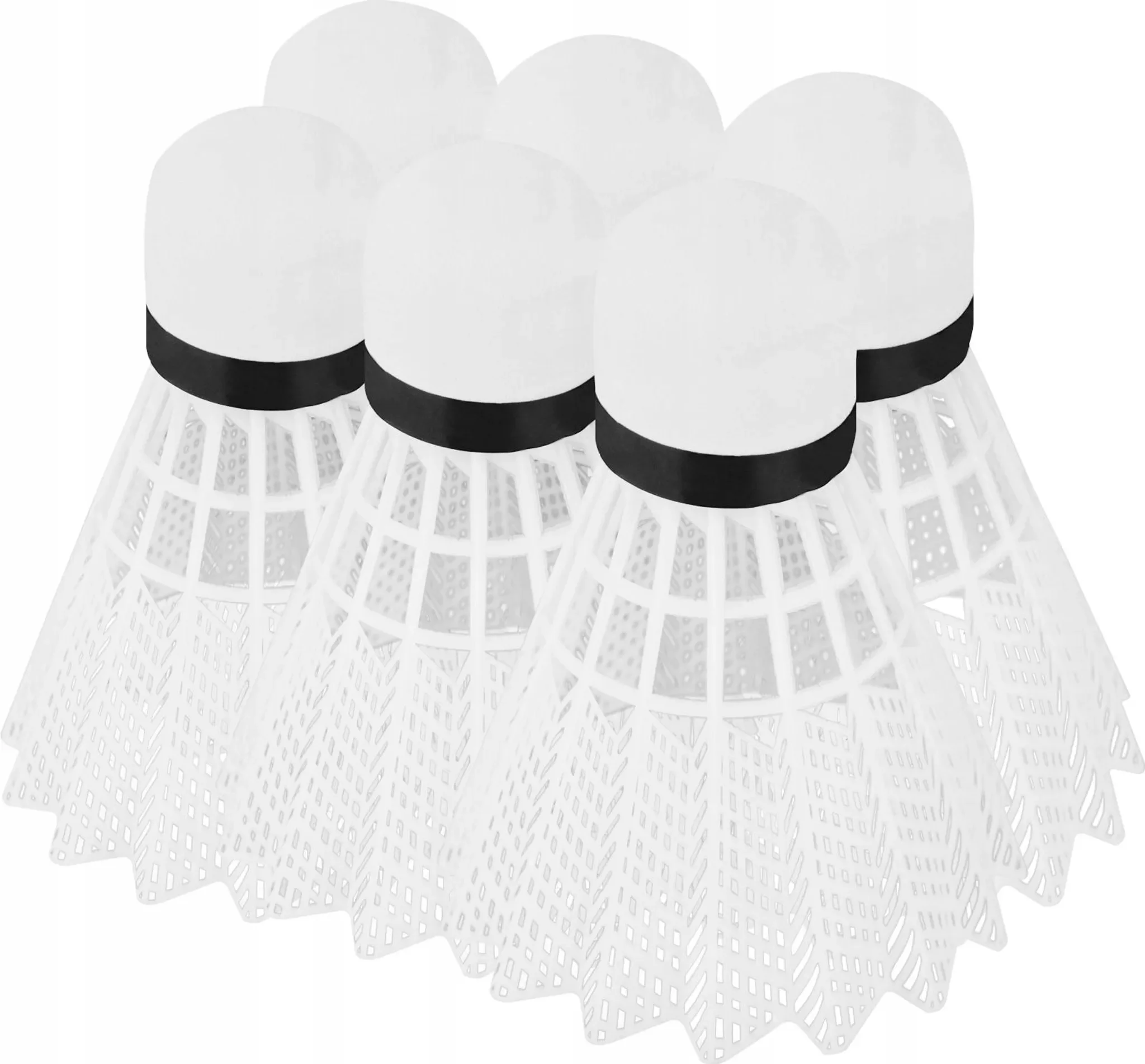 Spokey AIR TEC Badminton-Körbe, 6 Stück, Nylon
